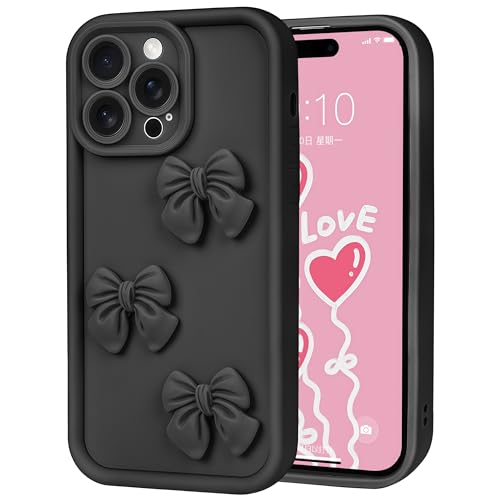 Coque iPhone 15 Pro nœud 3D antichoc fin pour éviter les rayures