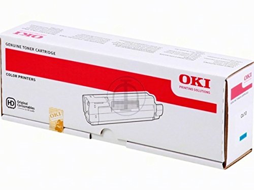 Toner cyan OKI C 610 DM d'origine 44315307 consommable imprimante laser 6000p