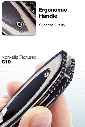 Grand Way Pocket Knife - Tactical Survival Folding Knives With Pocket Clip For Men Women - Best Edc Work Camping Hiking Hunting Knives - Sharp Blade Tool - Birthday Christmas Gifts For Men 04003 #TOP2