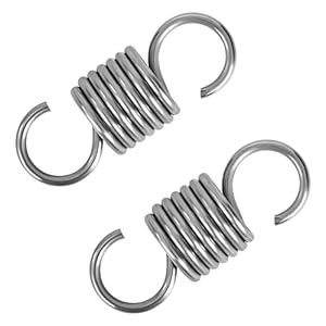 GUNGY Edelstahl Zugfeder 2.5x20x50mm, 2 Stück