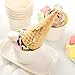 Belinlen 200 Count 4 oz Paper Ice Cream Cups Frozen Yogurt Cup Dessert Bowls Frozen Dessert Supplies(White)