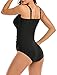 Socluer Traje de baño Elegante Adelgazante Una Pieza Push up para Mujer