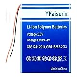 Batterie de lecteur de musique portable haute durabilité compatible avec COWON iAUDIO J3, avec kit d'outils complet, super capacité 1600 mAh J3