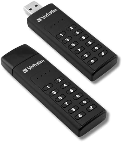 Verbatim Keypad Secure - USB-C Drive with Password Protection and...