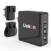 Produktbild LinkOn Ganius 166W (136W Zertifiziert) Ladegerät GaN Tech Netzteil 100W USB-C PD3.0 PPS und 18W USB-A QC4.0+ Kompatibel mit MacBook HP Dell Lenovo Surface Samsung Galaxy S20 Ultra Tragbares