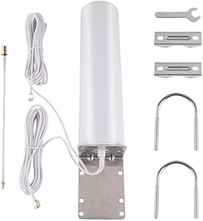 4G LTE Antenna Network Outdoor: Dual SMA Male 3G/4G LTE Omni-Directional SMA Antenna for Router Mobile Hotspot Wireless Home