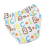 KOMBIUDA Neugeborenen Trainingshose Babys Atmungsaktiv Wasserundurchlässig Weicher Stoff Waschbare Windelhose Indoor Kinderbedarf S-m