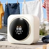 TozMvi Lavadora Pequeña Completamente Automática De 3,5 L, Lavadora De Ropa Interior, Lavadora De Pared, Lavadora Y Secadora Compactas, Secadora Portátil Wallhanging