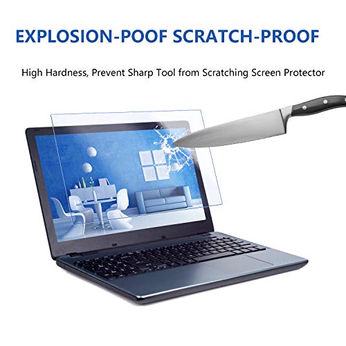 2 Pack 15.6 Inch Anti Blue Light Block Laptop Screen Protector 16:9 Widescreen Anti Scratch Proof Dust-Proof And Fingerprint Resistant Full Compatibility With Touchscreen #TOP4
