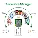 Freshliance Temperature Data Logger with LCD Display, Single Use USB Temperature Recorder with 30000 Points, Auto PDF CSV Report 7Days Cold Chain Transportation Storage, Fresh Tag 1D, 1Pack