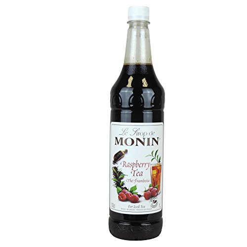 Monin - Raspberry Tea Thé Framboise Syrup - 1L (Case of 4)