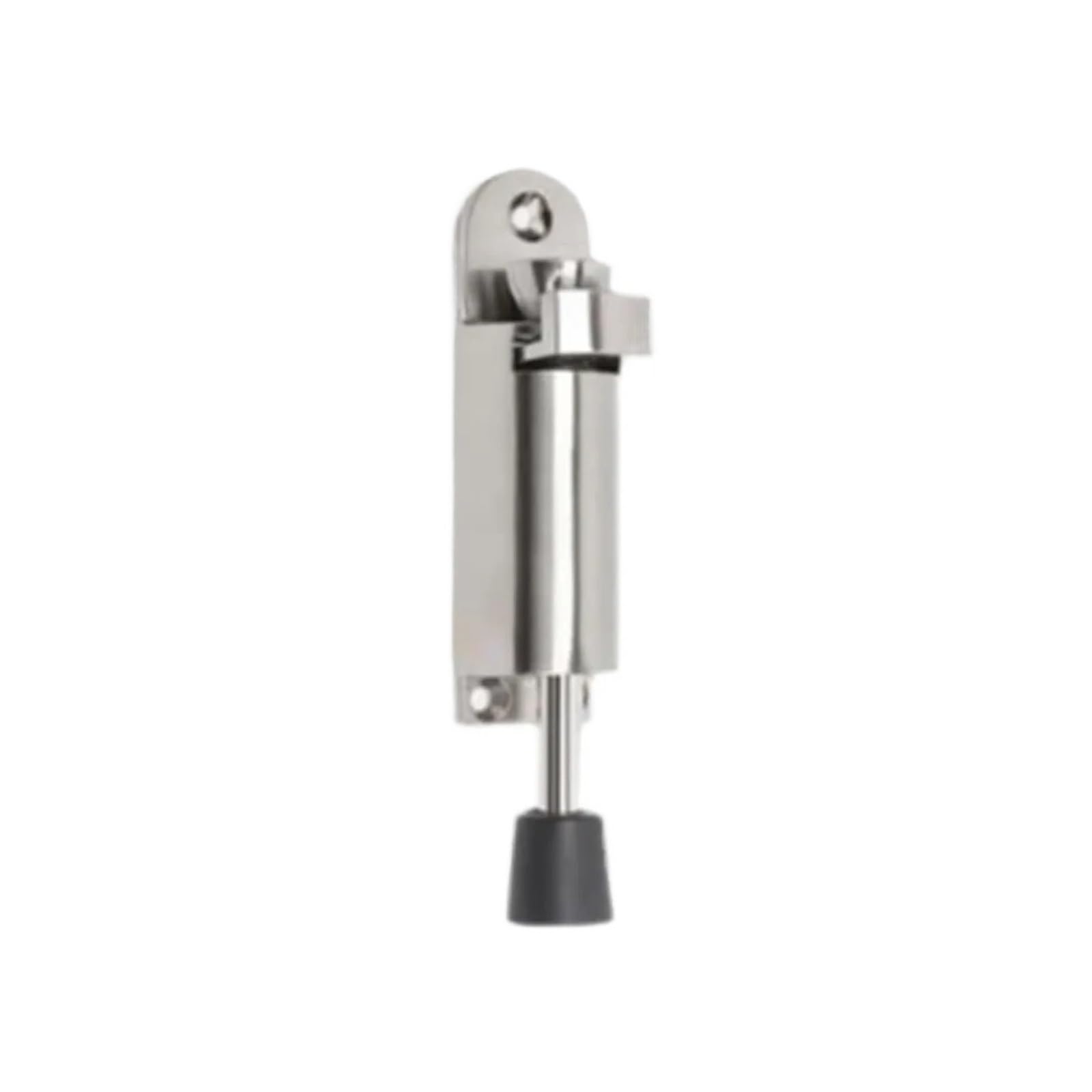 Fermaporta regolabile telescopico con base stabile in gomma (argento)