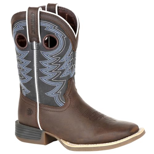Durango® Lil' Rebel Pro™ Little Kid's Blue Western Boots2
