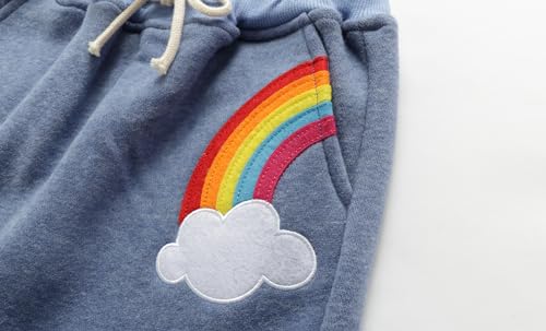 Image of Mud Kingdom Kids Fleece Jogger Pants Winter Cute Bear