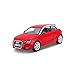 Bburago- Audi A1 Coche de Juguete, Color Rojo (18-22127R)