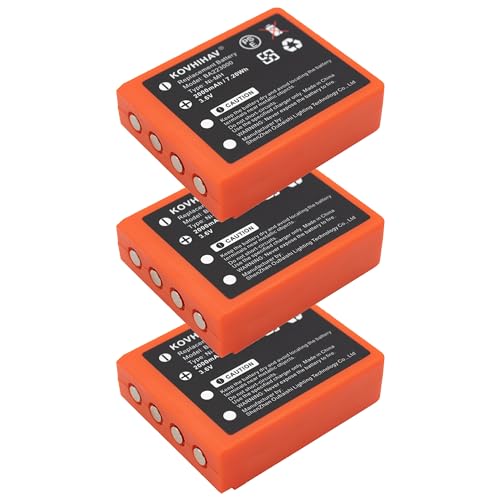 3 pcs Replacement battery for HBC BA223030 BA223000 FUB6 Radiomatic Micron 4/5/6/7 Radiomatic Quadrix Radiomatic Keynote Radiomatic Vector Pro Radiomatic Patrol D Radiomatic Linus 4 2000mah update