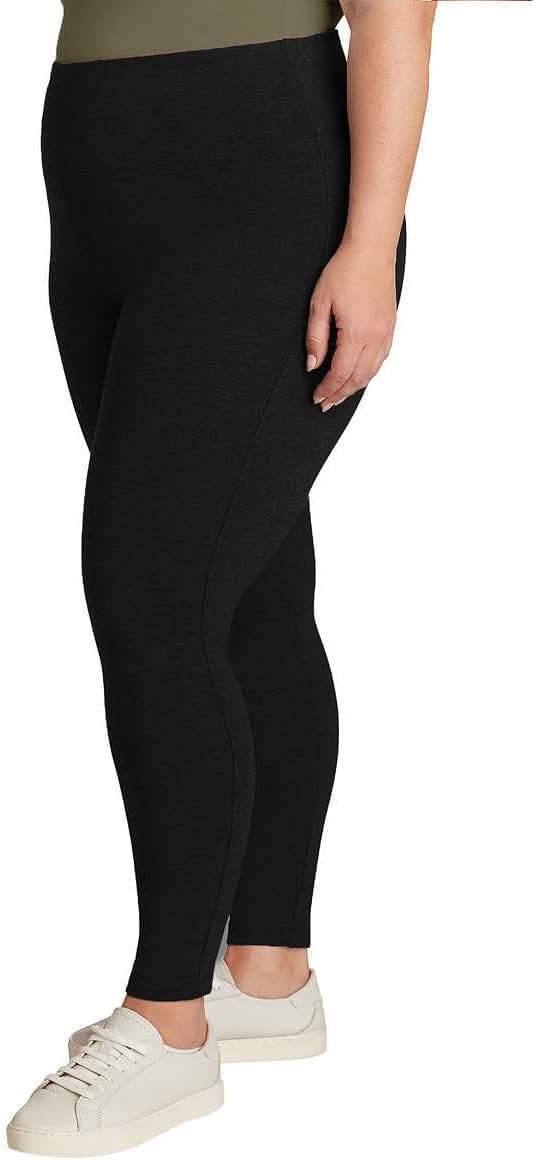 Matty M Women's High Waisted Live in Legging (US, Alpha, XX-Large, Regular, Regular, Black)