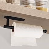 Conception extensible : Ce porte essuie tout est extensible ; il suffit de tourner la molette à son extrémité pour l'allonger. Il mesure 22,8 cm lorsqu'il est replié et peut atteindre une longueur maximale de 38,3 cm une fois déployé. Il accueille facilement les grands rouleaux d'essuie-tout, gardant ainsi votre plan de travail propre et organisé