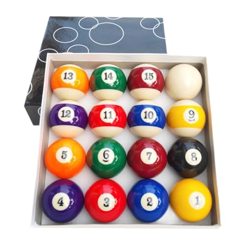 Bolas de billar de resina para clubes y salas de ocio con accesorios de mesa numerados
