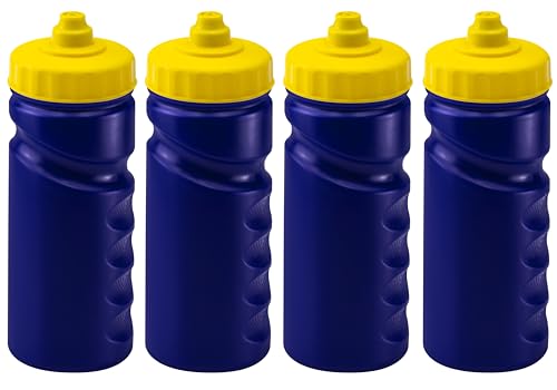 Foxberry 500ml Reusable Water Bottles - 4 Pack - Hands Free 