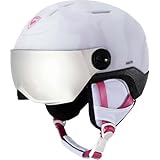 Rossignol - Skihelm Whoopee Visor Impacts White für Jungen – Größe S/M – Weiß