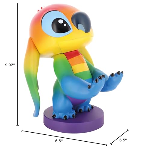 Exquisite Gaming CGCRDS400549 Cable Guys: Lilo & Stitch Rainbow Stitch Mobile Phone & Gaming Controller Holder - Disney Figure thumb #7