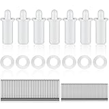 Jetec 85 Pieces Repair Plantation Shutters Tool Set Plantation Shutter Louvers Staples Replacement Repair Pins for Windows Tools Supplies (Regular Size)