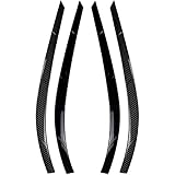 Faros delanteros de coche, cubierta embellecedora para párpados de cejas, aspecto de carbono para Volkswagen VW Tiguan MK1 2011 2012 2013 2014 2015 2016, accesorio CarbonLook