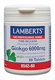 Lamberts Ginkgo Biloba 6000 mg - 60 Tabletas