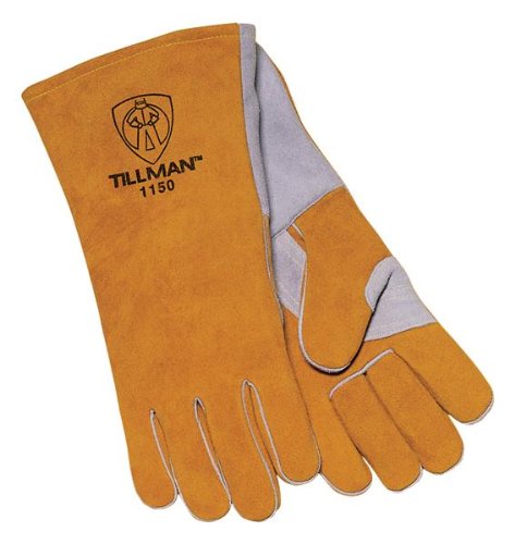 Tillman 1150 14" Premium Insulated Split Cowhide Welding Gloves, Large #TOP1
