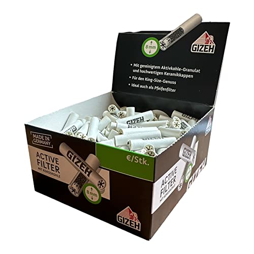 Gizeh 19038 Activated Carbon Filter 8 mm Ceramic - Image 2