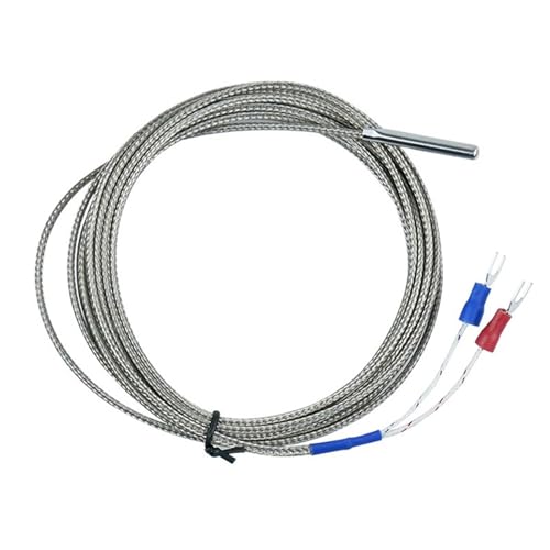 Sensor de temperatura tipo K/E 0-800 ℃ con sonda de acero inoxidable 4x30 y cable de 3 metros