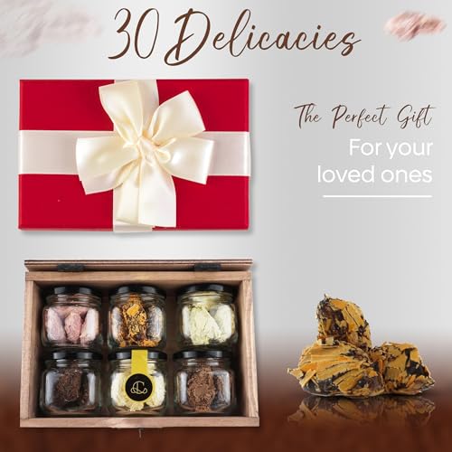 CHAMBALL Belgian Chocolate Gift Box | 30 Handmade Truffles with White, Milk & Dark Chocolate, Mango, Strawberry & Orange | Luxury Belgian Cocoa Selection in Elegant Tin Box | Gourmet Chocolates Gift - Image 4