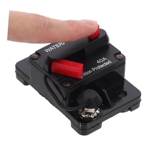 Cortacircuitos 12v-36v con reinicio manual aislador protector para panel coche barco 3
