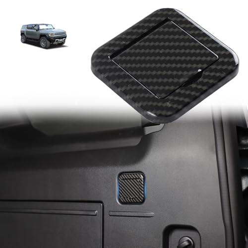 Bouton de réglage de siège pour Hummer EV SUV motif carbone 24-25