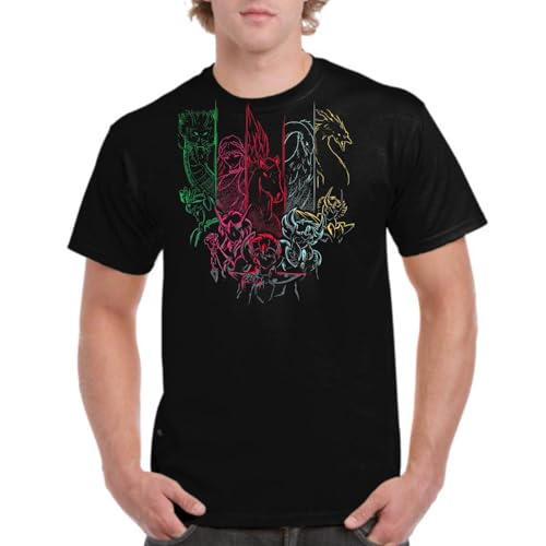 the Fan Tee Camiseta de Adulto de Hombre Dibujos Animados Zodiaco Caballeros de Atenea 113 M