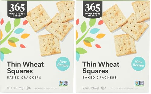 365 by Whole Foods Market, Organic Wheat Squares, 8 Ounce (Pack of 2)