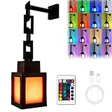 【Décoration Pratique】Cette Lanterne Pixelée Veilleuse au design unique convient aux chambres d'enfants, aux salons ou comme décoration murale. Elle apporte une touche d'élégance à n'importe quelle pièce tout en diffusant une lumière douce et agréable qui protège vos yeux. Profitez d'un éclairage confortable de jour comme de nuit pour lire, jouer ou vous détendre.