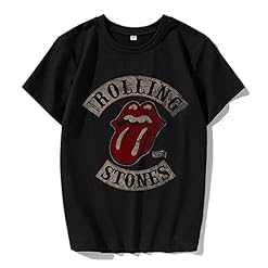 Nicey Rolling Stones – T-Shirt à Manches Courtes pour Hommes - Les Beatles, Paul McCartney, John Lennon, RIngo Starr, George Harrison
