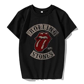 Nicey Rolling Stones – T-Shirt à Manches Courtes pour Hommes - Les Beatles, Paul McCartney, John Lennon, RIngo Starr, George Harrison