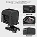 ParaPace Protective Housing Frame Shell Case for GoPro Hero 5 Session & 4 Session Action Camera Accessories,Black
