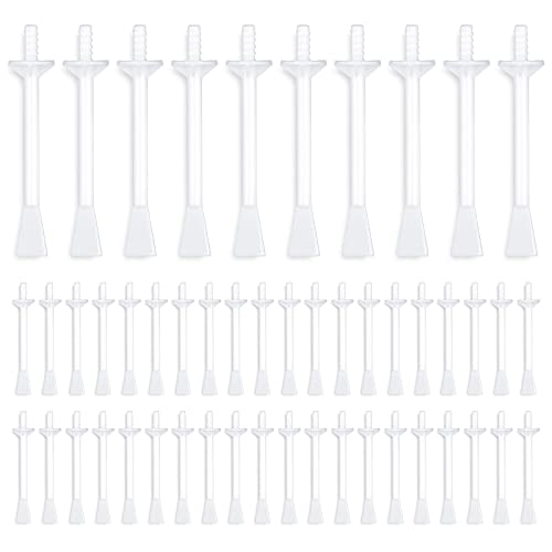 Whaline 100pcs Nose Wax Applicator Sticks Dual End Nose & Facial Wax Spatulas Waxing Applicator Sticks for Nostril Nasal Cleaning Eyebrow Facial Hair Removal
