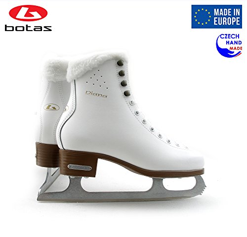 Botas - Model: Diana/Figure Ice Skates For Girls, Kids/White, Junior 1 #TOP4