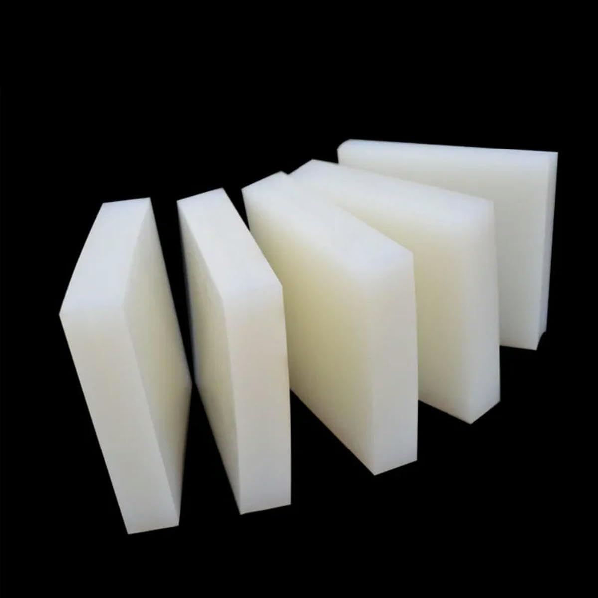 Feuille blanche à haute élasticité Amortissement en caoutchouc Roulement souple Joints antichocs résistants à l'usure épais 1~50mm Amortisseur-300x300x2mm-1Pc