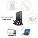 immagine 1KingTop PS4 Supporto Verticale con 2 Ventola di Raffreddamento, PS4 Stazione di Ricarica Charger All-in-One per Doppia Controller con Indicatore LED per PS4 / PS4 Slim / PS4 Pro/ PS4 Accessori