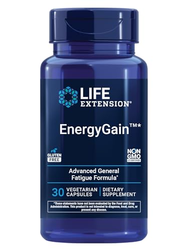 Life Extension EnergyGain, French Oak Extract, Combat General Fatigue & Maintain Energy Levels, Non-GMO, Gluten-Free, Vegetarian, 30 Capsules Life Extension EnergyGain, French Oak Extract, Combat General Fatigue & Maintain Energy Levels, Non-GMO, Gluten-Free, Vegetarian, 30 Capsules