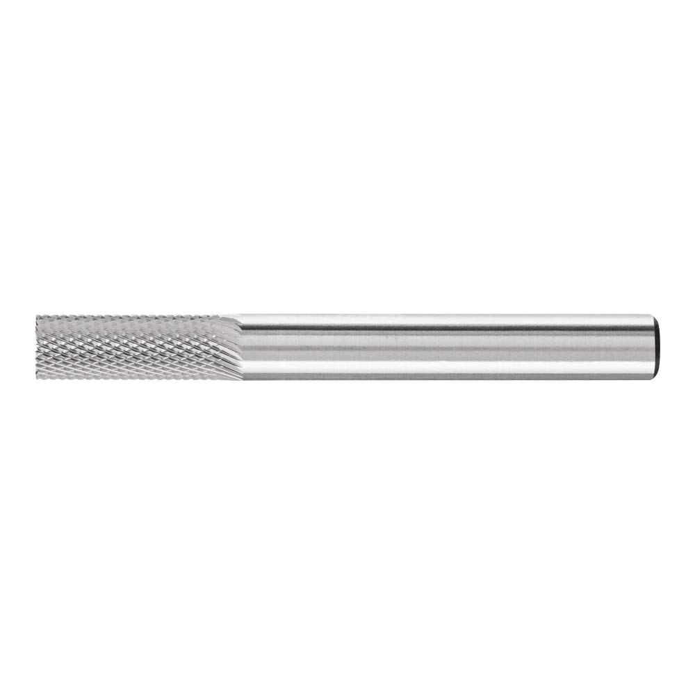 PFERD HM-Frässtift ZYAS MICRO – 6 Mm, Zylinderform Mit Stirnverzahnung, Für Feinstbearbeitung Bis 68 HRC