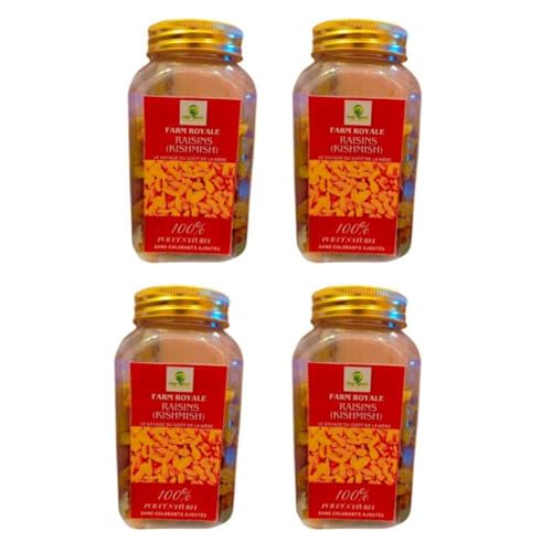 Farm Royale Green kishmish - 1KG (4*250 GM) ||100% Pure and Natural||Shudh||Handpicked Material||Export quality