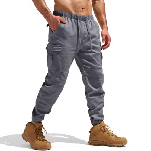 Men's Cargo Lightweight Tapered Hiking Pants Sport Tactical Quick Dry Sweatpants Joggers, M-3XL2