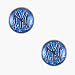 MLB New York Yankees Glitter Post Earrings